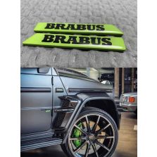 Green side molding inserts Brabus for Mercedes-Benz G-Class