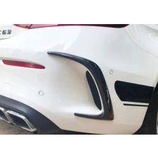 Mercedes C63 W205 Carbon Fiber Rear Bumper Trim