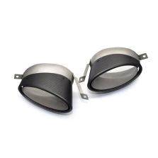 CD Carbon Auspuffblenden Oval kompatibel mit Audi R8 V8 & V10 Vorfacelift