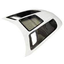 MERCEDES AMG GT/GTS/GTC/GTR BLACK SERIES STYLE HALF CARBON FIBER HOOD