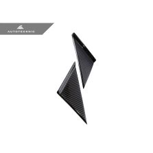 AutoTecknic Version III Dry Carbon Side Mirror Wind Deflector Set - A90 Supra 2020-Up
