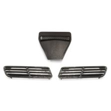 Seibon Carbon Fiber Hood Scoop Vent Set for Evo X (HDS0809MITEVOX-OE)