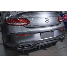 Mercedes C63 Coupe W205 Carbon Fiber Rear Diffuser