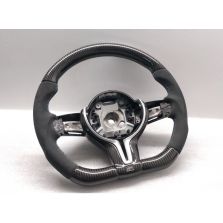 BMW M3 M4 F15 F16 F22 F23 F30 F31 F32 F33 F34 F36 STEERING WHEEL CARBON CUSTOM FLAT 02
