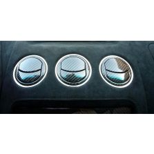Lamborghini Gallardo - Carbon Fibre Dash Vent Set (set of 5)