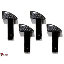 Maserati GranTurismo/GranCabrio - Carbon Fibre Seat Release Handles Complete (including the frames) [4-pieces]