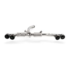 Akrapovic Titanium Catback Exhaust with Carbon Tips for R35 GTR (M-NI/T/1H-C)