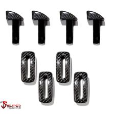 Maserati Quattroporte - Carbon Fibre Seat Release Handles Complete (including the frames) [4-pieces]