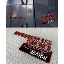 Brabus 900 Rocket Edition carbon rear emblem set for Mercedes Benz G Class