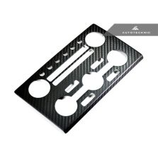 AutoTecknic Dry Carbon AC Stereo Dash Panel Cover - Nissan R35 GT-R
