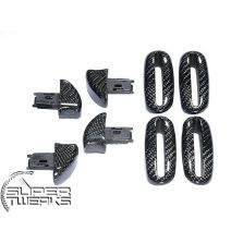 Porsche Carrera 996 (97-05) - Carbon Fibre Seat Release Handles Incl. Frames (set of 4)