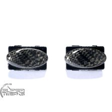 Porsche Carrera 996 (97-05) - Carbon Fibre Switch Caps for Ashtray Cover (pair)