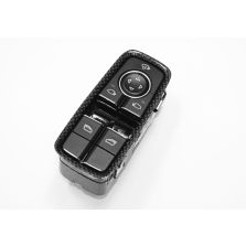 Porsche Carrera 991 - Carbon Fibre Drivers Side Window Switch Unit (convertible) [without folding mirrors]