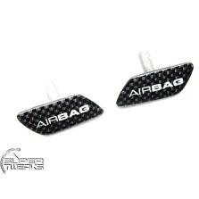 Porsche Carrera 997 (GEN1/2) - Carbon Fibre Airbag Emblem (left and right)