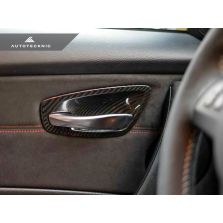 AutoTecknic Dry Carbon Interior Door Handle Trims - E82 1M