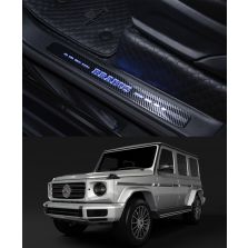 W463A W464 G500 G63 AMG G400 G Wagon G class Mercedes-Benz 2018+  Brabus CARBON FIBER Entrance mouldings LED Illuminated Door Sills Interior Trims