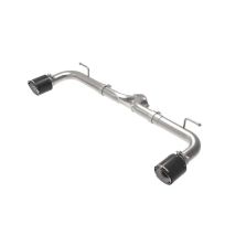 aFe Takeda 2-1/2in 304 SS Axle-Back Exhaust w/ Carbon Fiber Tips 14-18 Mazda 3 L4 2.0L/2.5L
