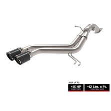 aFe Takeda 2-1/2 304 Stainless Steel Axle-Back Exhaust System w/ Carbon Fiber Tips