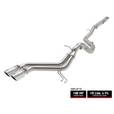 aFe Takeda Veloster Turbo 2-1/2 IN to 3 IN 304 Stainless Steel Cat-Back Exhaust System