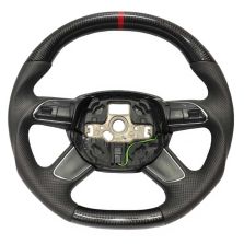 Audi A4 B8 / Q5 / Q7 steering wheel made of carbon fiber and leather