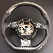 Audi RS6/RS4/RS5/RS7/SQ5/S4/S5 Carbon with Leather Steering Wheel