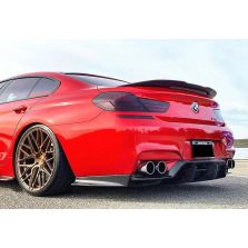 BMW F06 F12 F13 M6 Coupe Sedan 12-16 PSM style Carbon Fiber Rear Diffuser