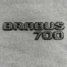 Brabus 700 Emblem Logo – Black Metallic with Carbon for Mercedes-Benz W463A/W464 G-Class