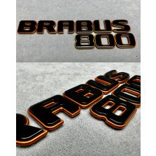 Tail Brabus 800 Badge in Bronze color for Mercedes-Benz G Class W463 and W463A