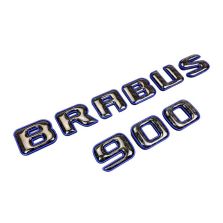 Brabus 900 Emblem Logo – Blue Metallic with Carbon for Mercedes-Benz W463A/W464 G-Class
