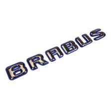 Brabus Emblem Logo – Blue Metallic with Carbon for Mercedes-Benz W463A W464 G-Class
