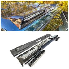 Front Roof Carbon Lip Spoiler with LEDs on W463