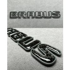 Nardo Grey Brabus Tail emblem Metal and Carbon for Mercedes-Benz G Class W464 W463a W463