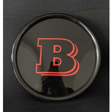 Brabus Style Front Grille Carbon Fiber Gloss Badge Red Sign for MB W463A W464 G-Class G-Wagon G63 G500