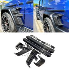 Brabus Widestar Style Carbon Fiber Exterior Trim Body Kit Set Insertions for Mercedes-Benz G-Wagon G-Class W463A W464 G63 G500