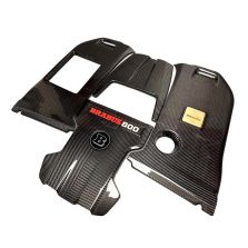 Carbon Fiber Brabus 800 Engine Cover with Badges Set for AMG Mercedes-Benz W463A/W464 G-Wagon G63 G-Class