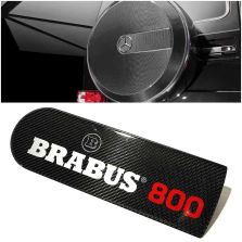 Carbon Fiber Rear Spare Tire Wheel Cover Badge Emblem Logo Brabus 800 for Mercedes-Benz W463 G-Class G-Wagon