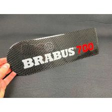 Carbon Fiber Rear Spare Wheel Plates Emblem Insertion for Mercedes-Benz W463 G-Class