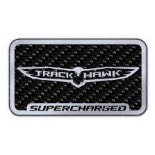 Carbon Fiber Trackhawk Supercharger Badge