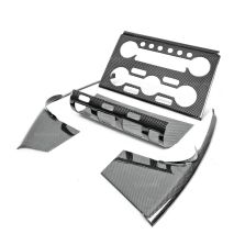 CARBON FIBER INTERIOR CENTER CONTROL TRIM SET FOR 2009-2016 NISSAN GT-R - 4 pcs
