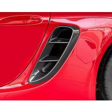 CD Carbon Seitenluftgitter kompatibel mit Porsche 718 Cayman/Boxster