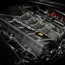 Chevrolet Corvette C8 Concept8 Carbon Fiber Engine Cover