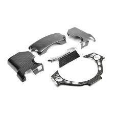 CARBON FIBER STEERING COLUMN SURROUND TRIM FOR 2009-2016 NISSAN GT-R - 5 pcs