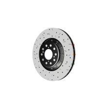 DBA 5000 XS 2-Piece Drilled Slotted Rotor for Subaru WRX/STi