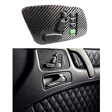 Set of carbon overlays for door panels and car buttons for W463