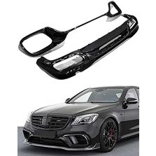 Carbon Fiber Front Bumper Diffusers Set for Mercedes-Benz W222