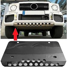 Carbon Solid Front Bumper Skid Plate Engine Guard for Mercedes-Benz G-Wagon W463 G63 G55