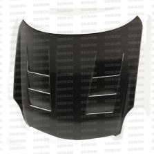 TS-style carbon fiber hood for 2003-2004 Infiniti G35 4DR