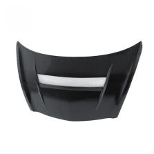 VSII-Style Carbon Fiber Hood for 2007-2008 Honda Fit (Straight Weave)