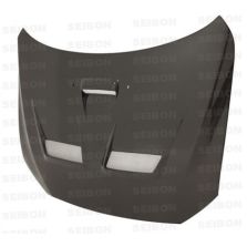 CW-STYLE CARBON FIBER HOOD FOR 2008-2015 MITSUBISHI LANCER EVO X