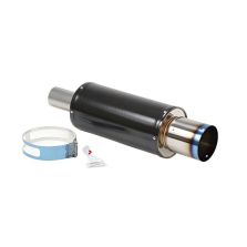 HKS Universal Carbon-Ti Cat-back Exhaust - 170mm Shell/75mm Diameter